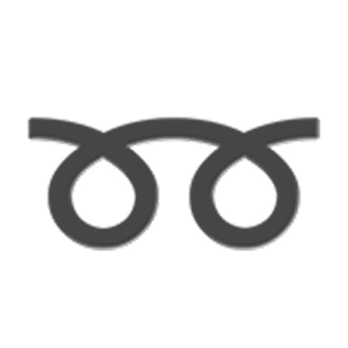 Dark Gray Eyeglasses Icon Free PNG