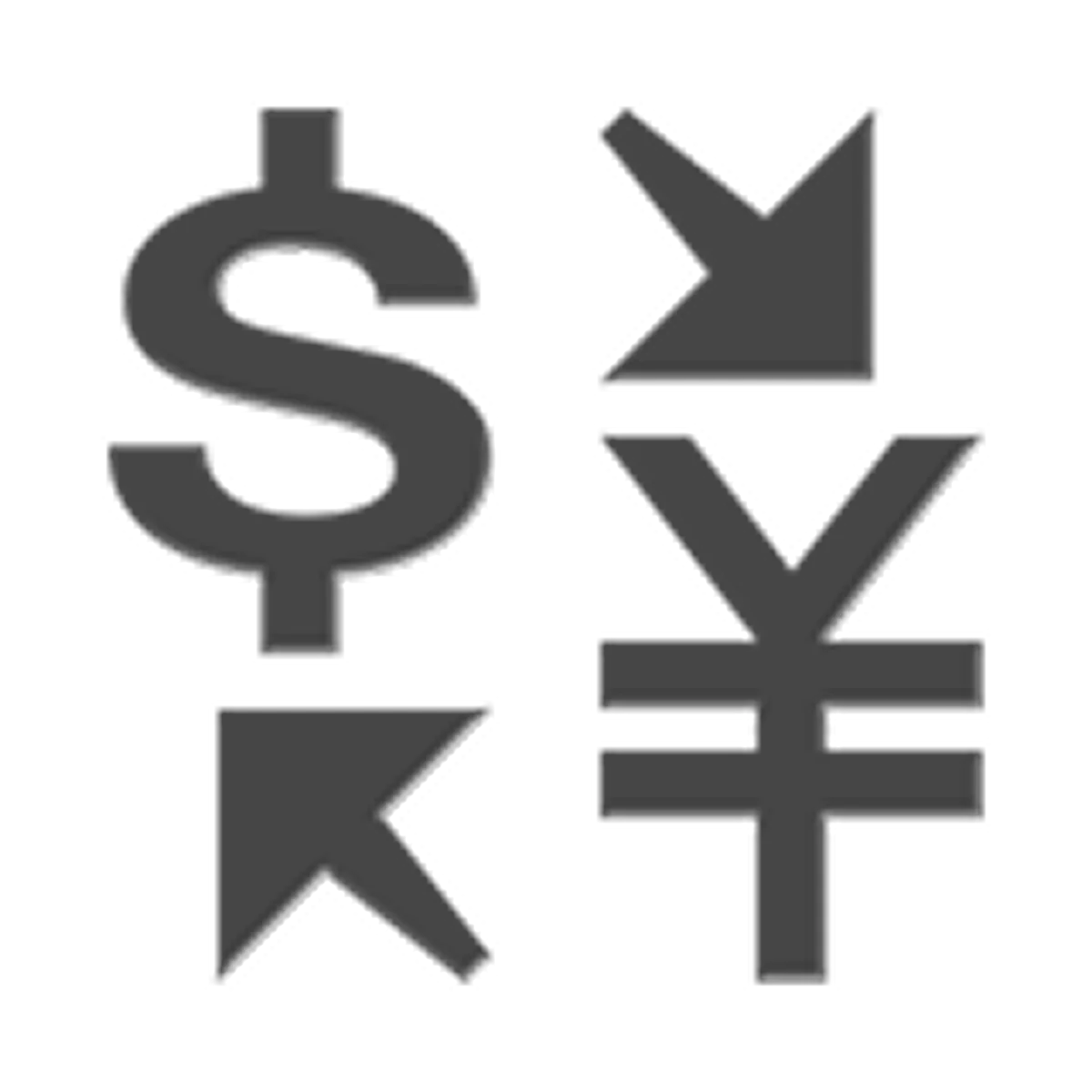 Free PNG Assorted Currency Symbols in Gray