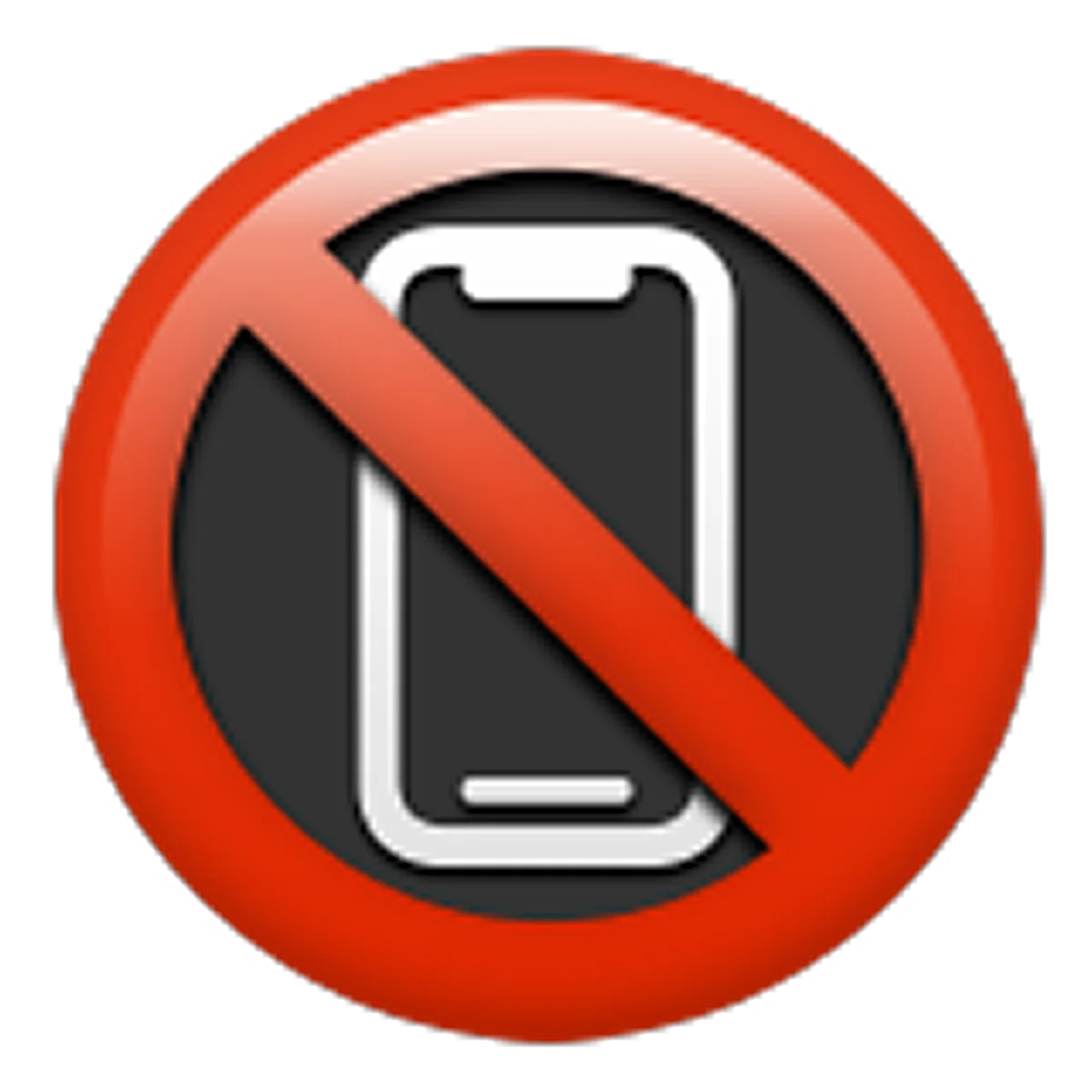 No Mobile Phones Prohibition Sign Free PNG