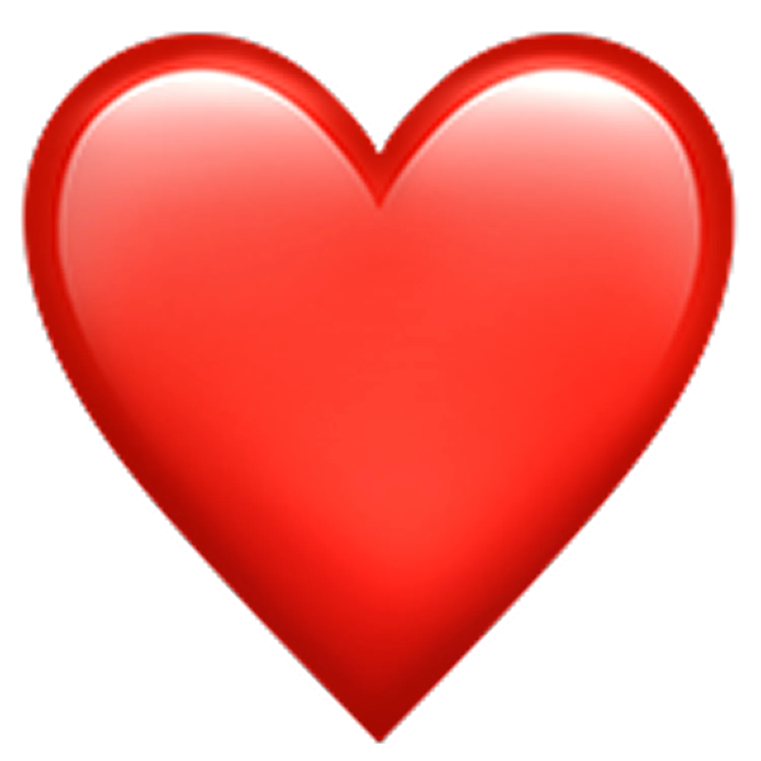 Glossy Red Heart Icon Free PNG