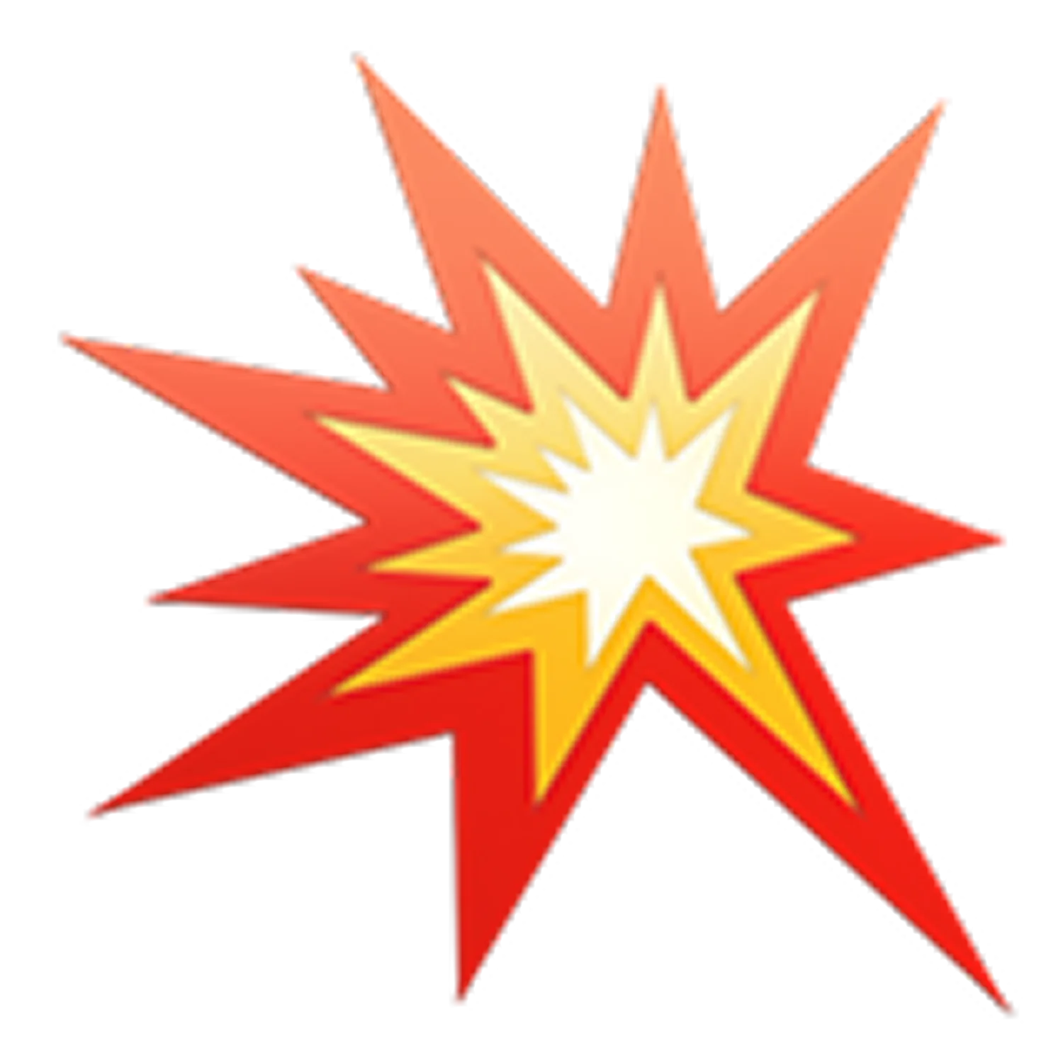 Colorful Comic Explosion Starburst Free PNG