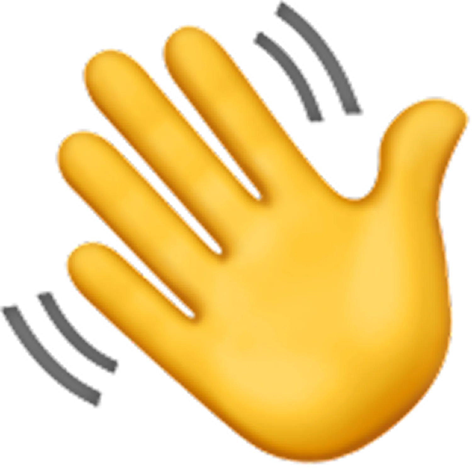 Waving Hand Emoji Free PNG