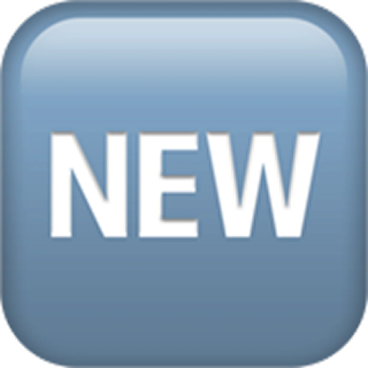 Blue NEW Badge Icon Free PNG