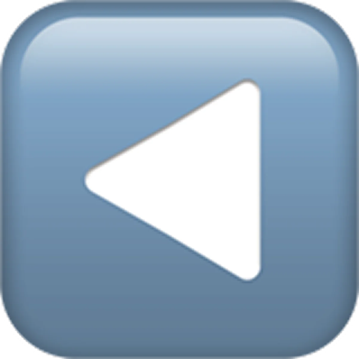 Blue Previous Button Icon Free PNG
