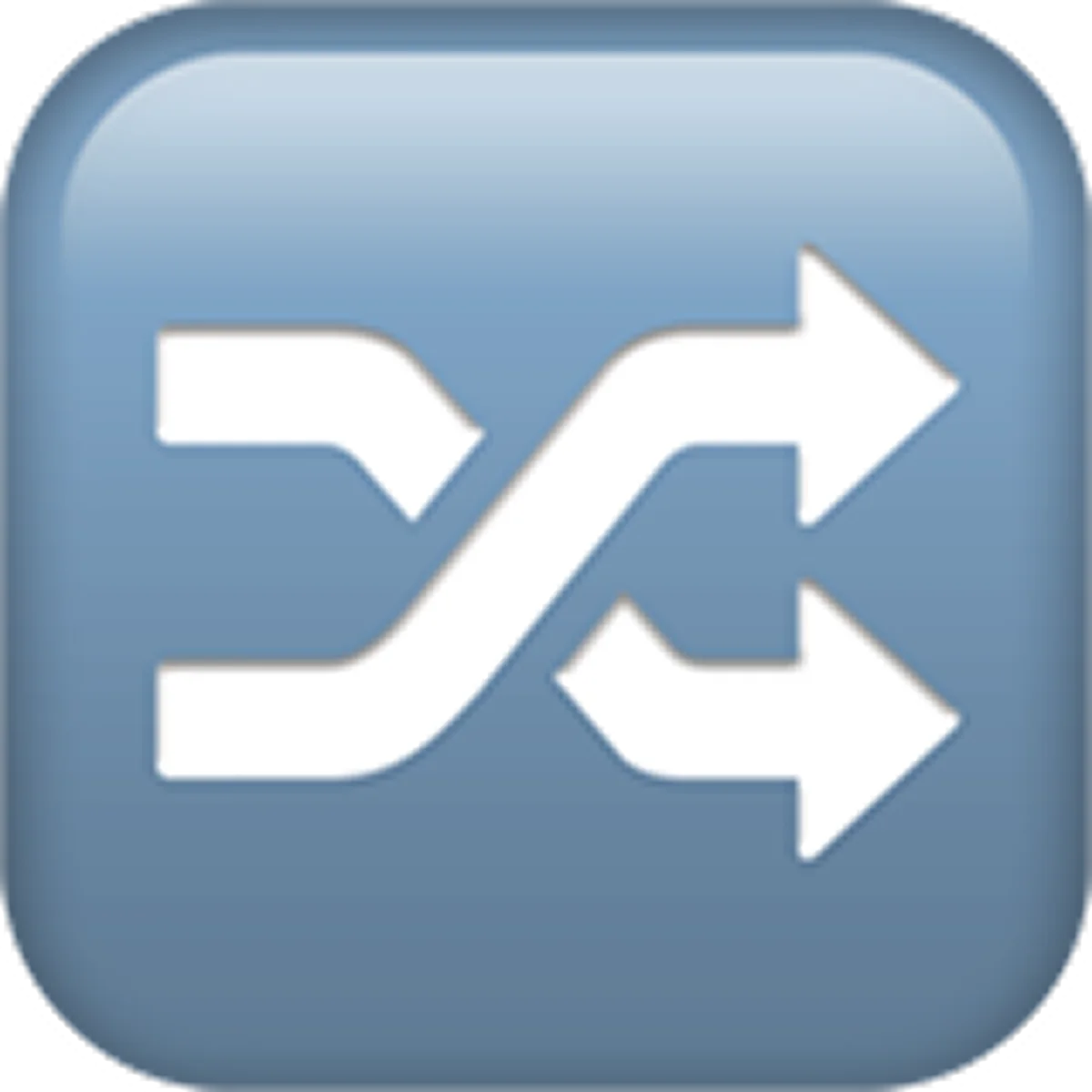 Crossing Directional Arrows Icon Free PNG