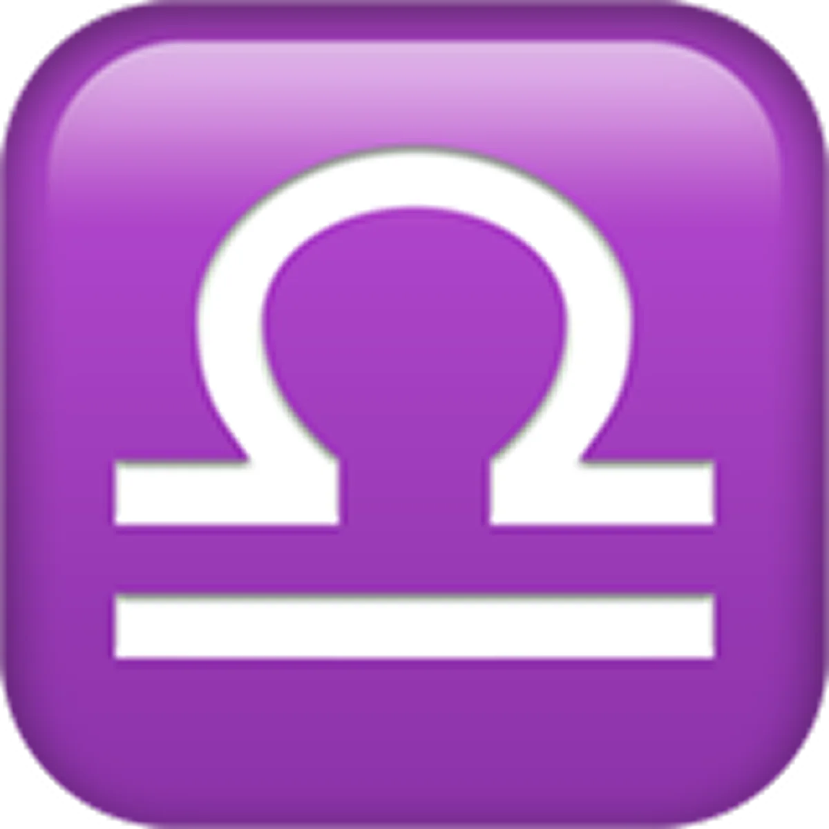 Free PNG Purple Libra Zodiac Icon