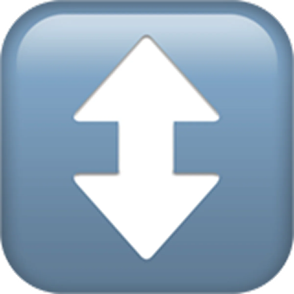 Blue Up and Down Arrows Button Free PNG