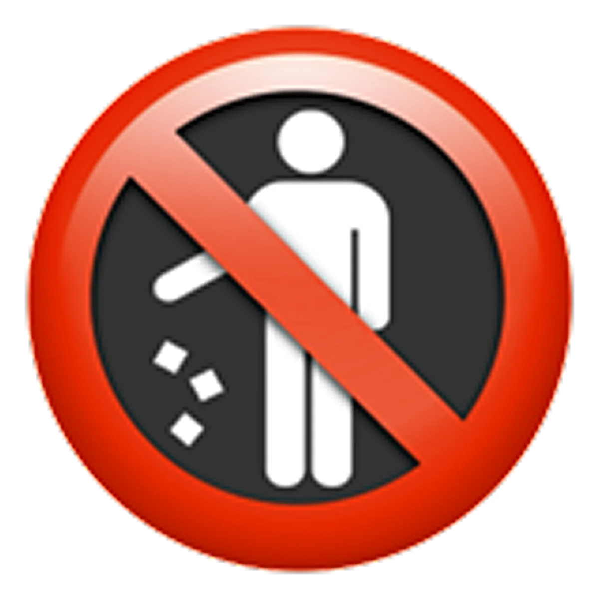 No Urinating Prohibition Sign Free PNG