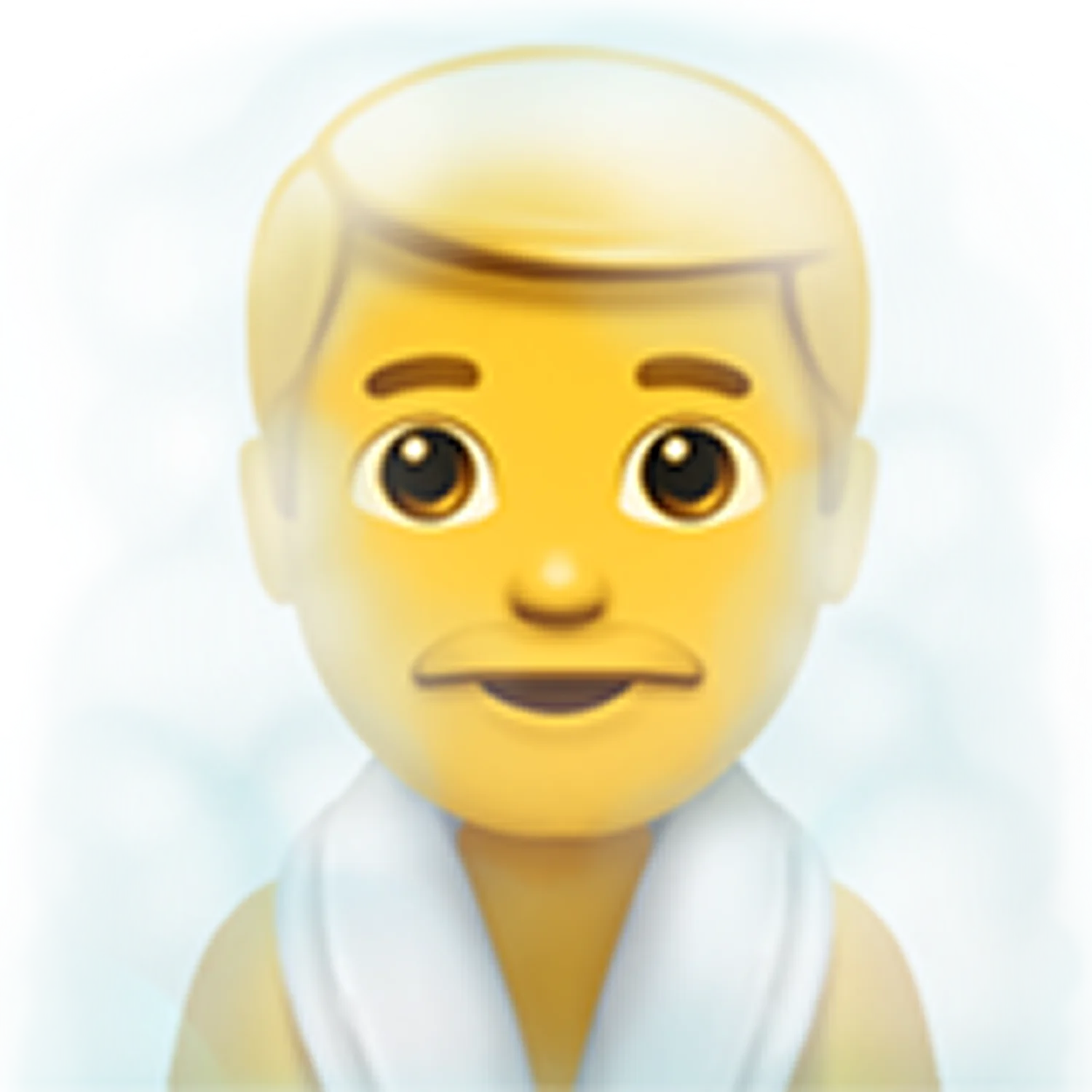 Friendly Elderly Man Emoji Portrait Free PNG