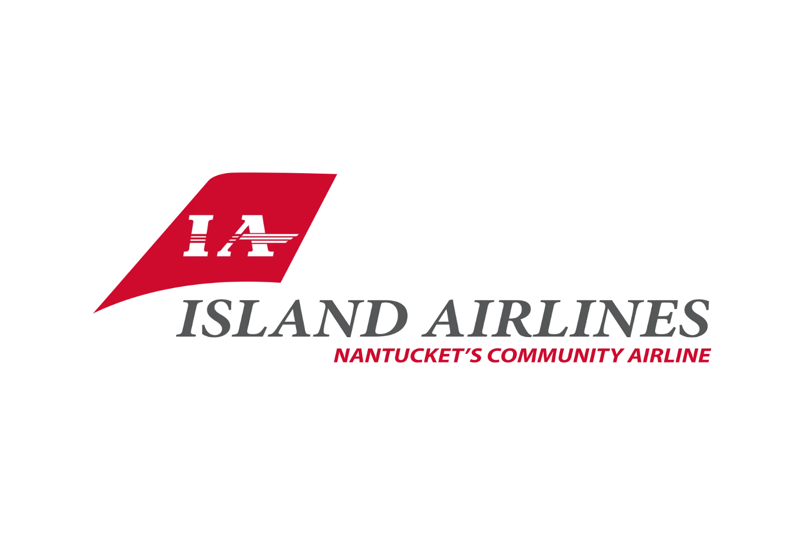 Island Airlines Logo with Red Emblem and Free PNG