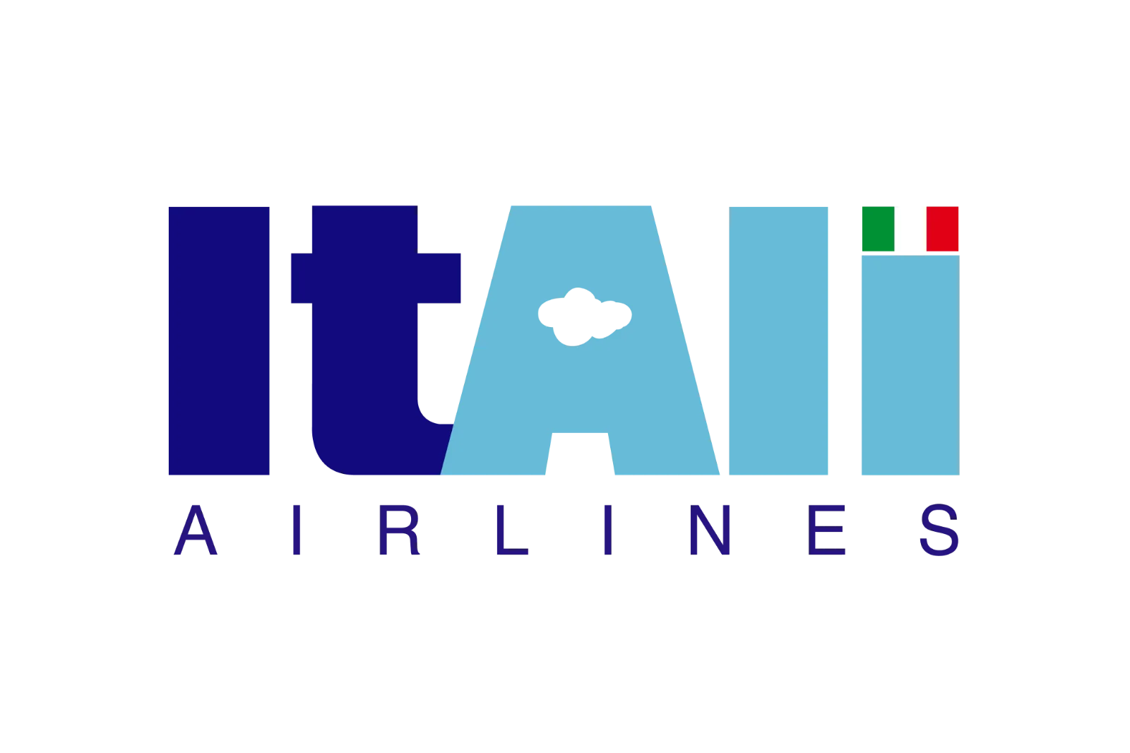 ItAli Airlines Logo with Italian Flag – Free PNG