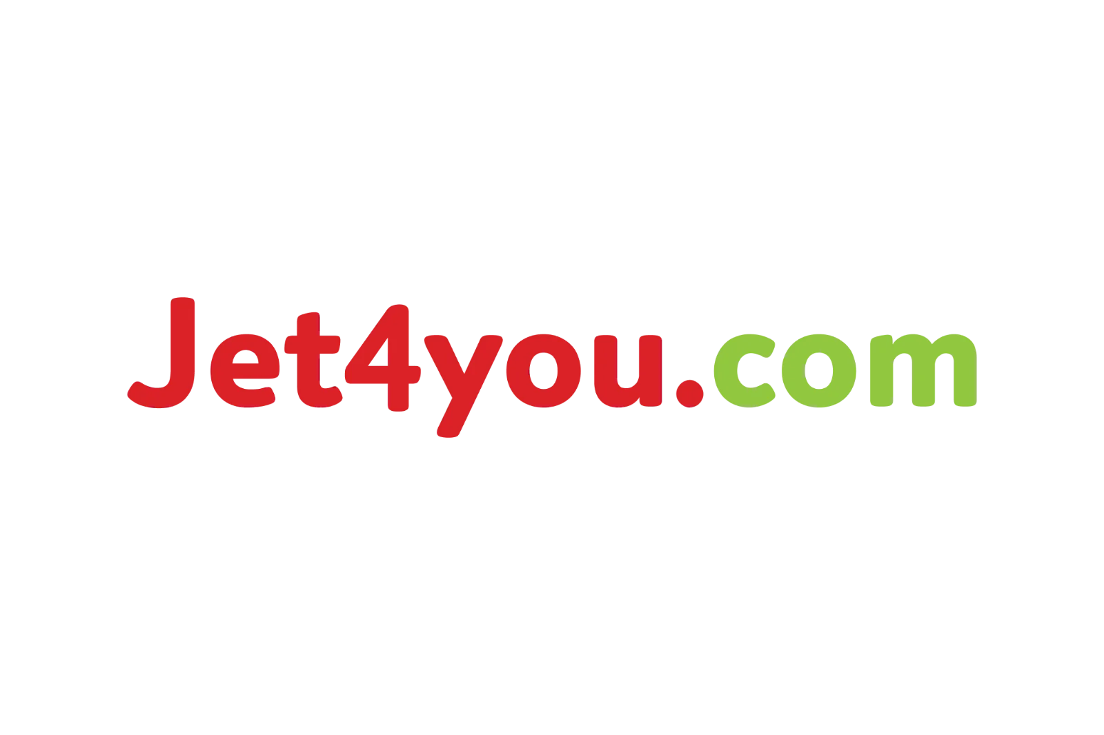 Jet4you.com Red and Green Wordmark Free PNG