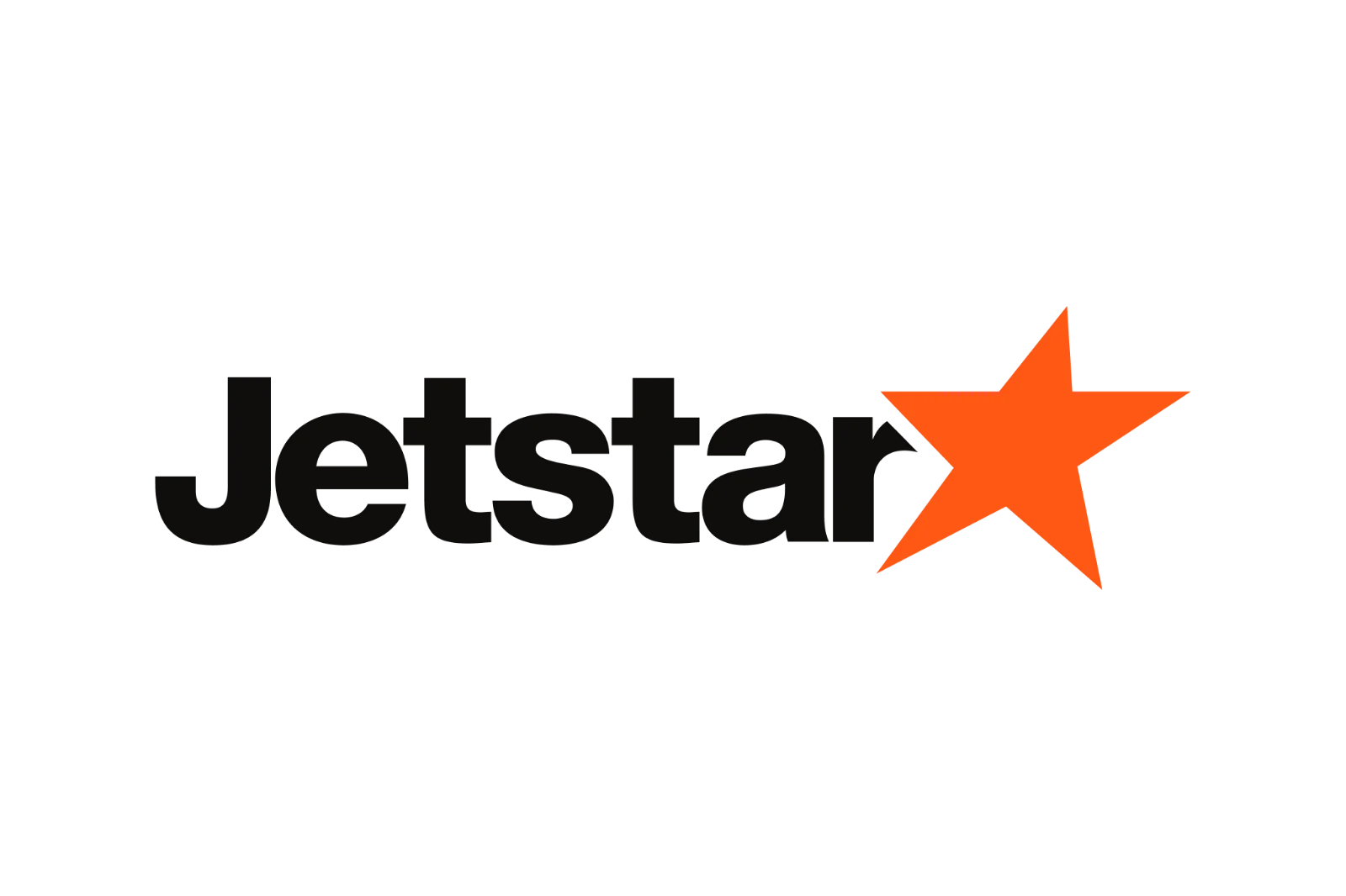 Jetstar Airways Logo with Orange Star - Free PNG