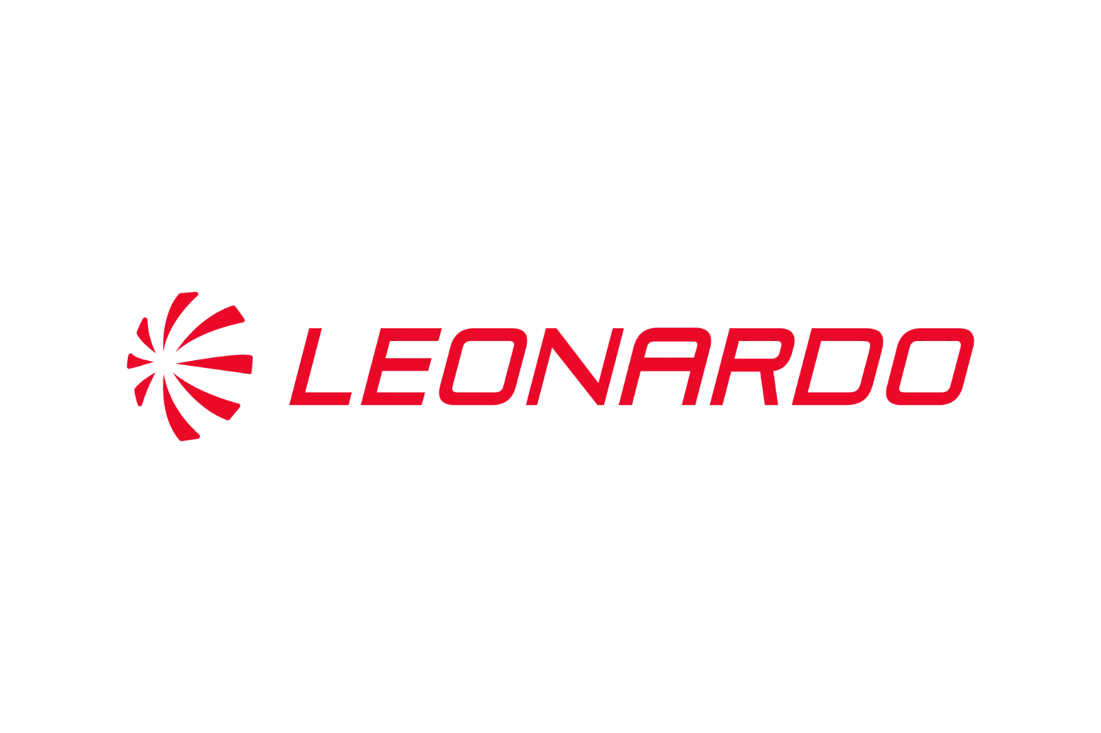 Leonardo Red Wordmark and Emblem Free PNG