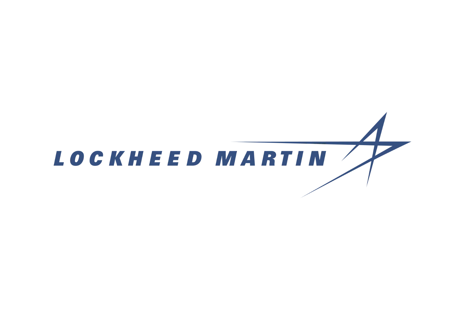 Lockheed Martin Logo on Black Background Free PNG