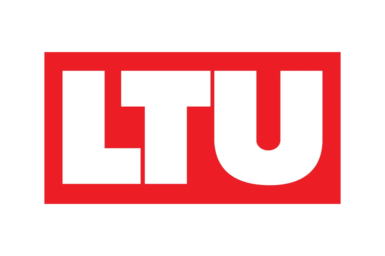 LTU Austria Red-and-White Lettering Free PNG