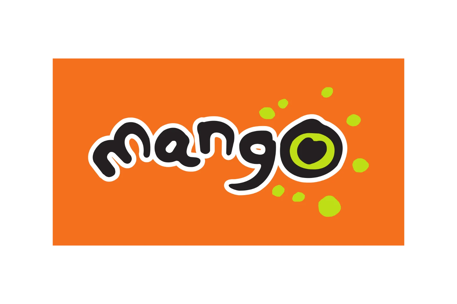 Mango Airline Wordmark on Orange Background Free PNG