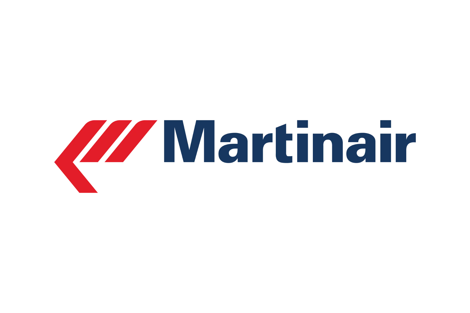 Martinair Airline Logo with Red Emblem Free PNG