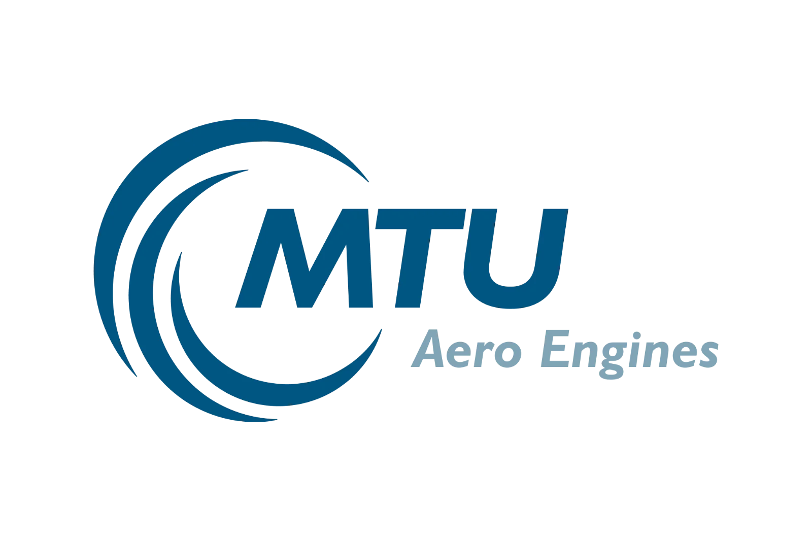 MTU Aero Engines Logo on Black Background Free PNG