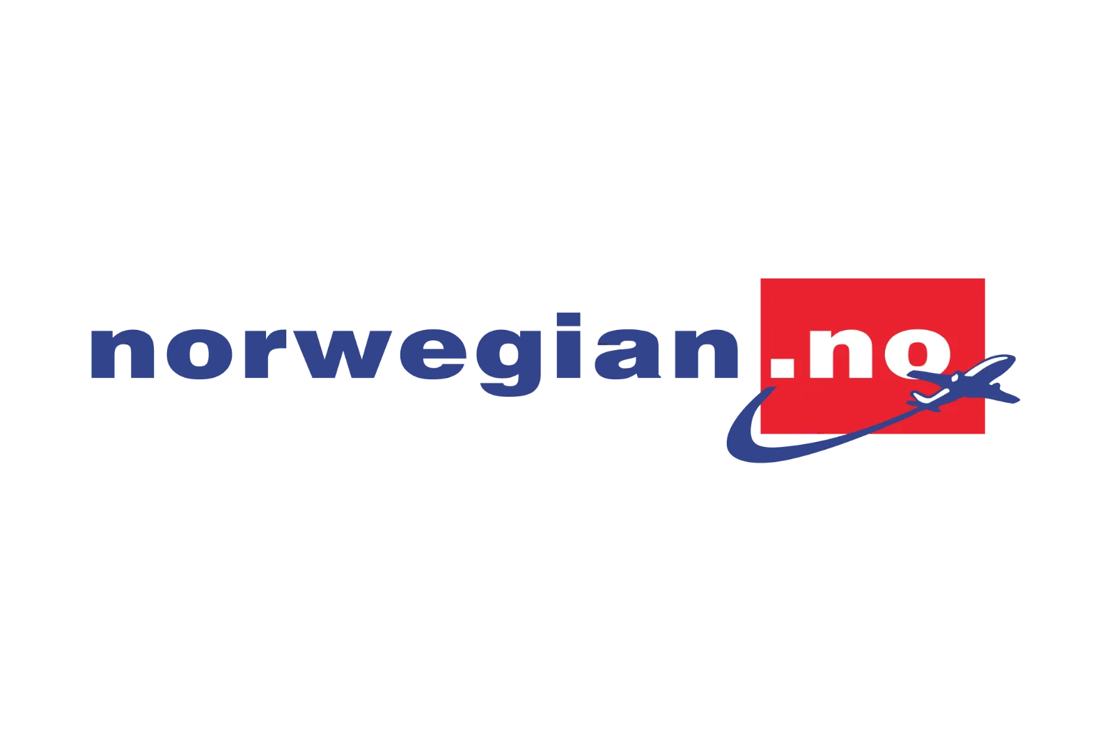 Norwegian.no Wordmark and Airplane Free PNG