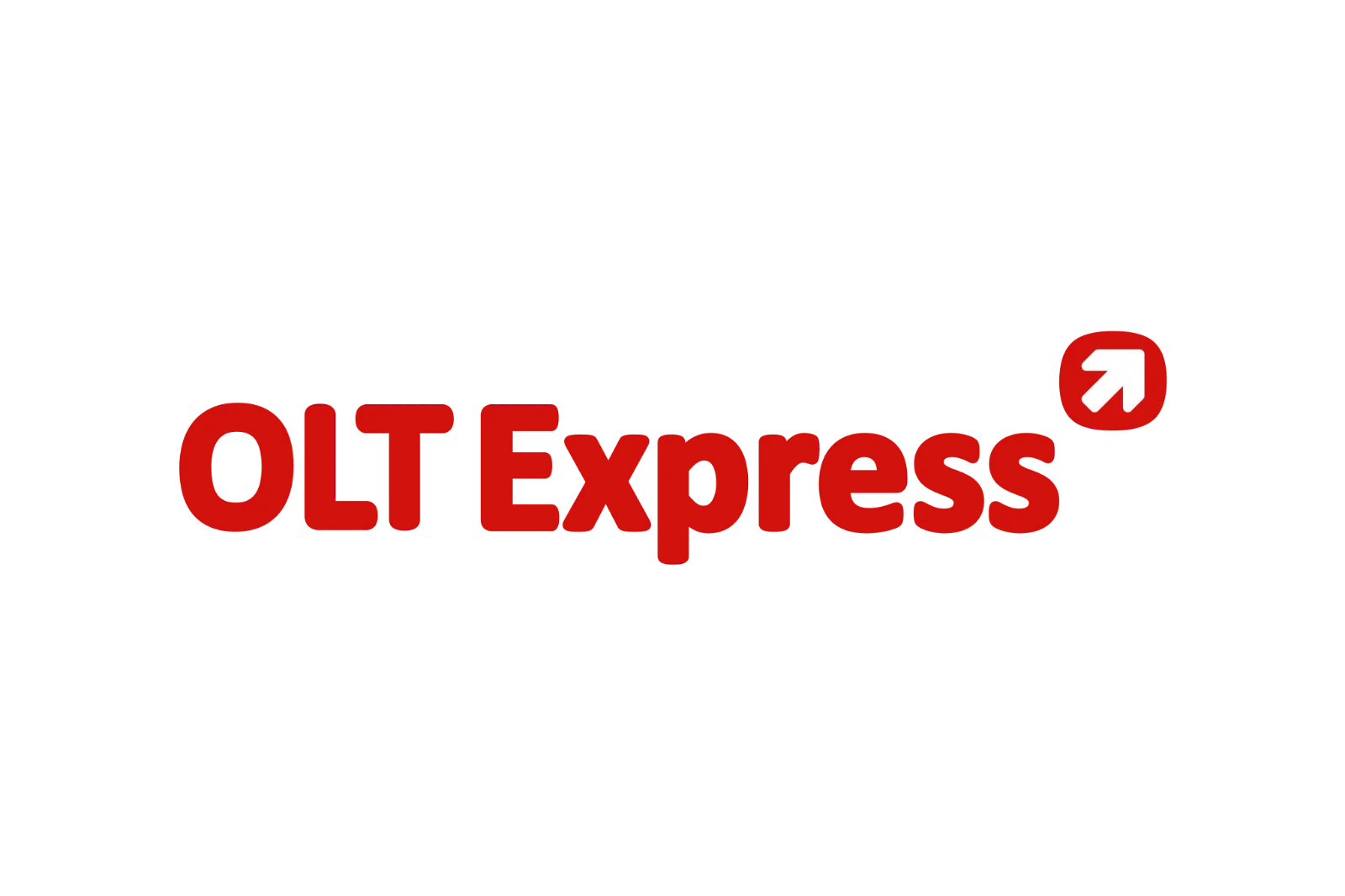 OLT Express Red Logo Free PNG