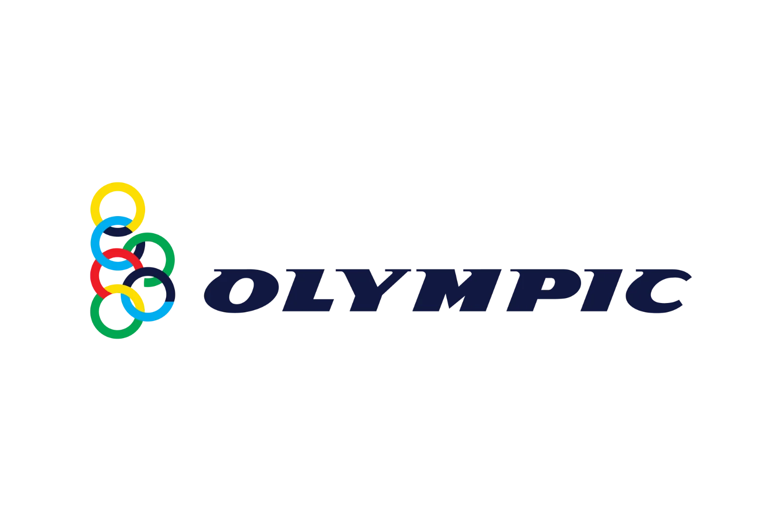 Olympic Rings and OLYMPIC Wordmark Free PNG