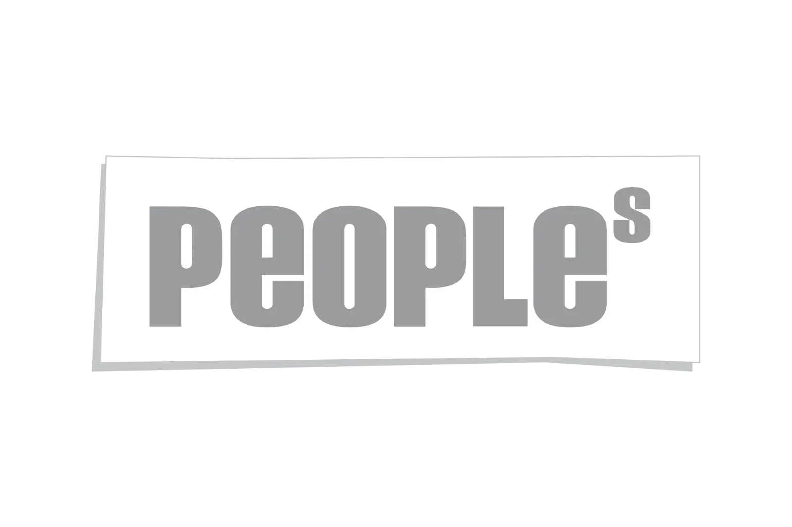 People's Typography on a White Panel – Free PNG
