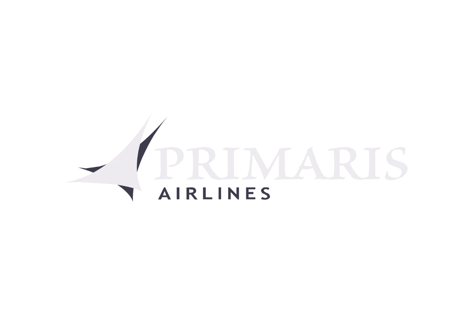 Primaris Airlines Logo with Swept-Wing Emblem Free PNG