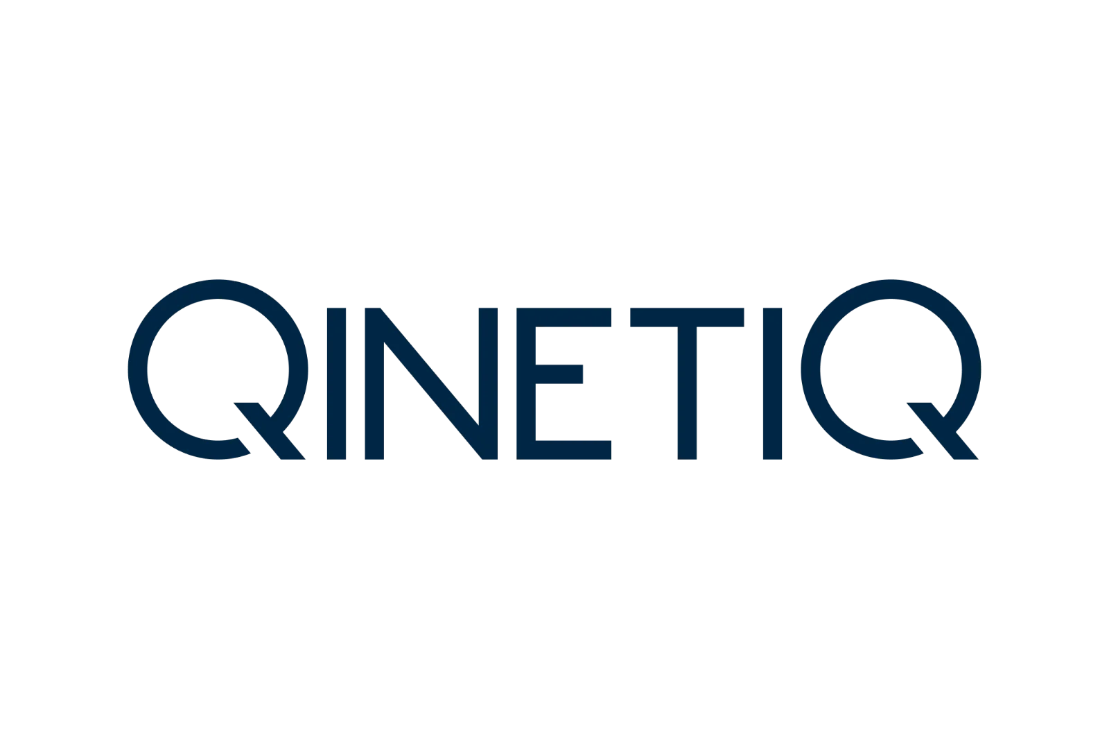 QinetiQ Logo in Dark Blue on Black Background | Free PNG