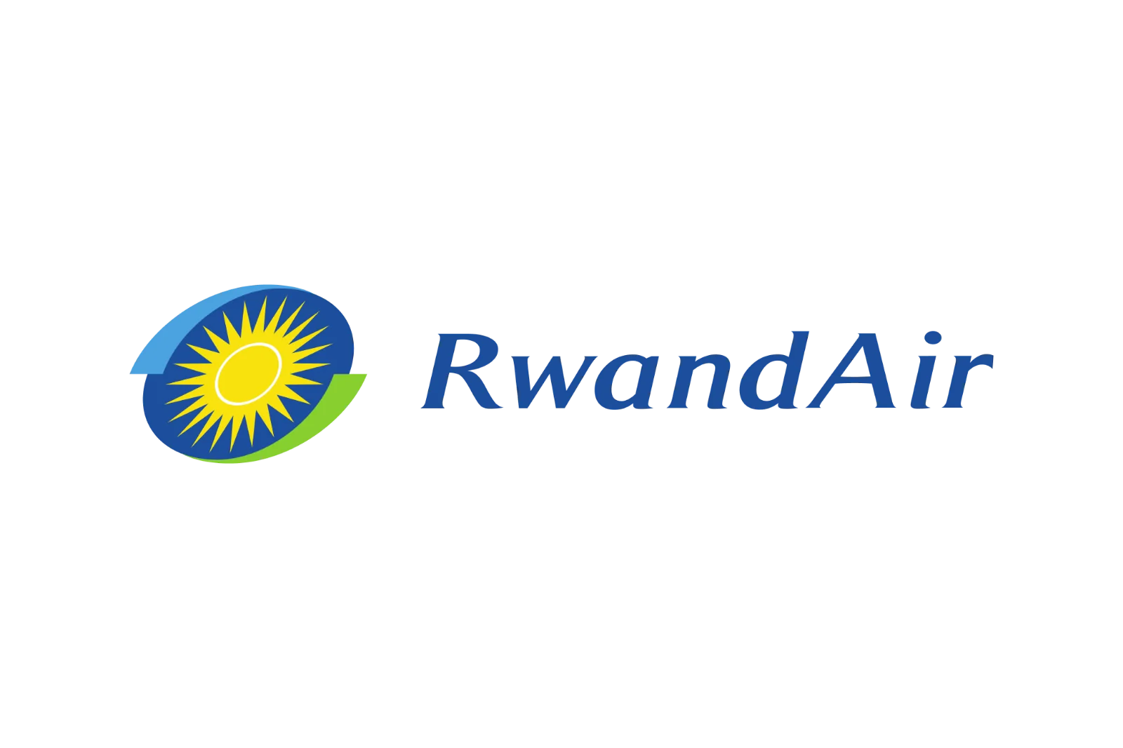 RwandAir Airline Logo on Black Background | Free PNG