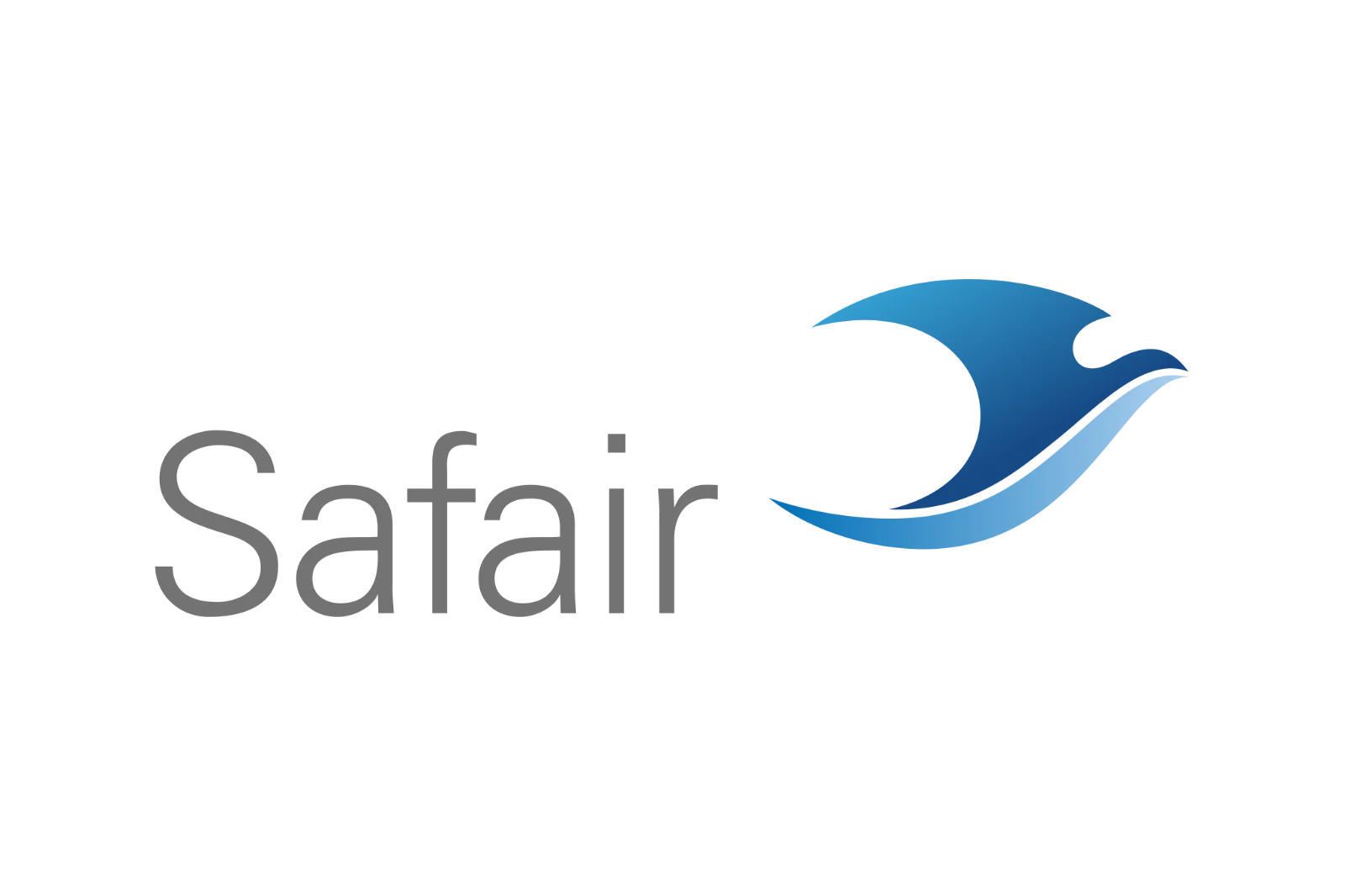 Safair Wordmark and Blue Emblem – Free PNG