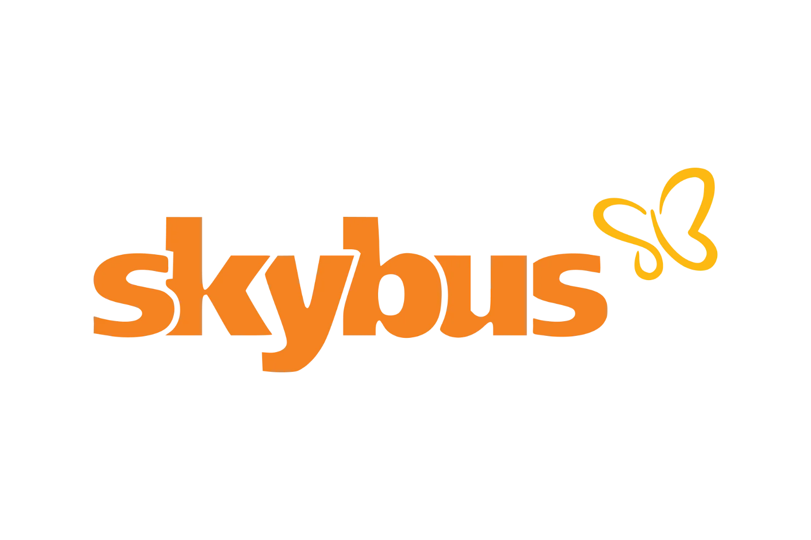 Skybus Logo with Yellow Emblem Free PNG
