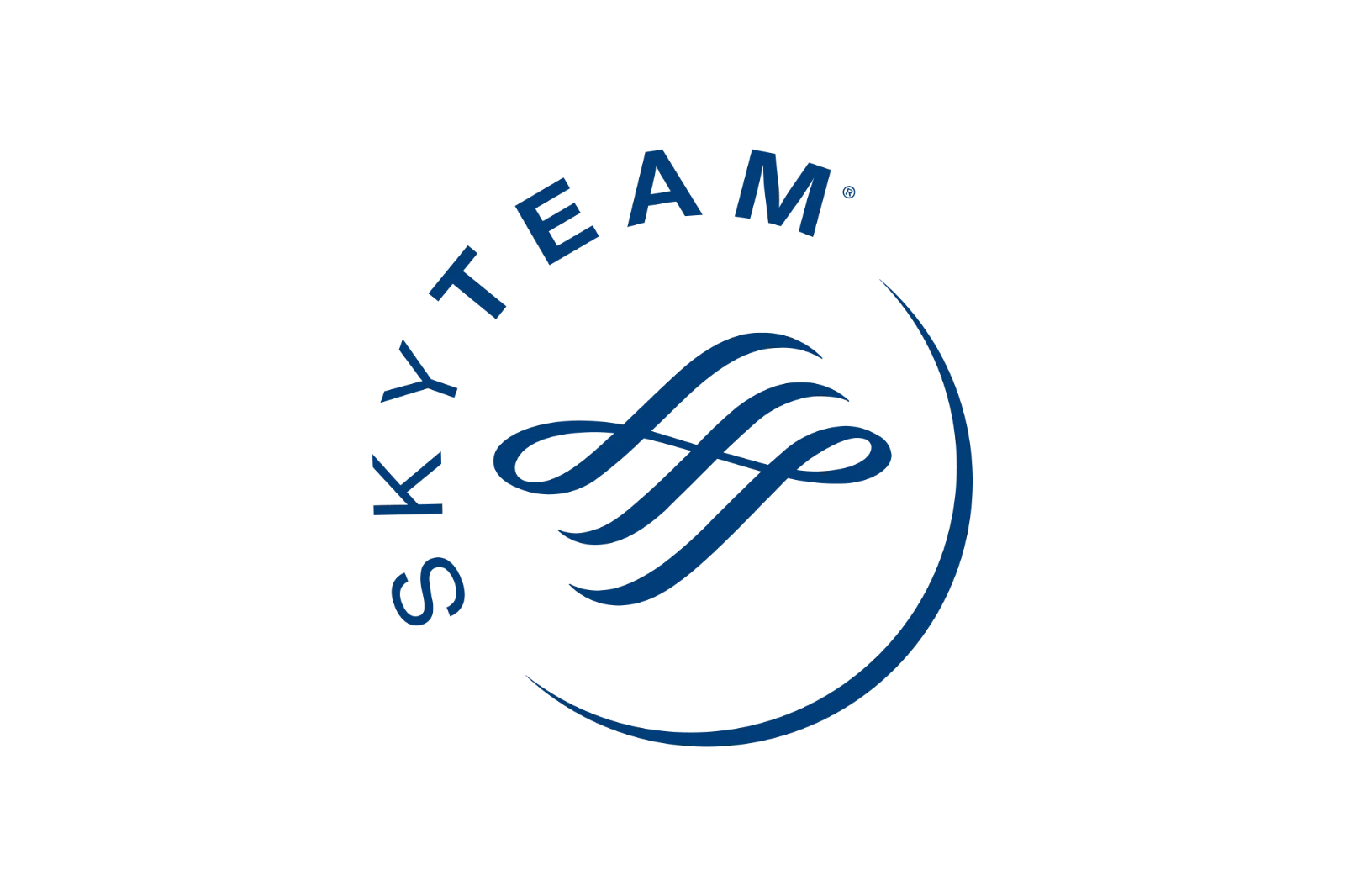 SkyTeam Blue Airline Alliance Logo Free PNG