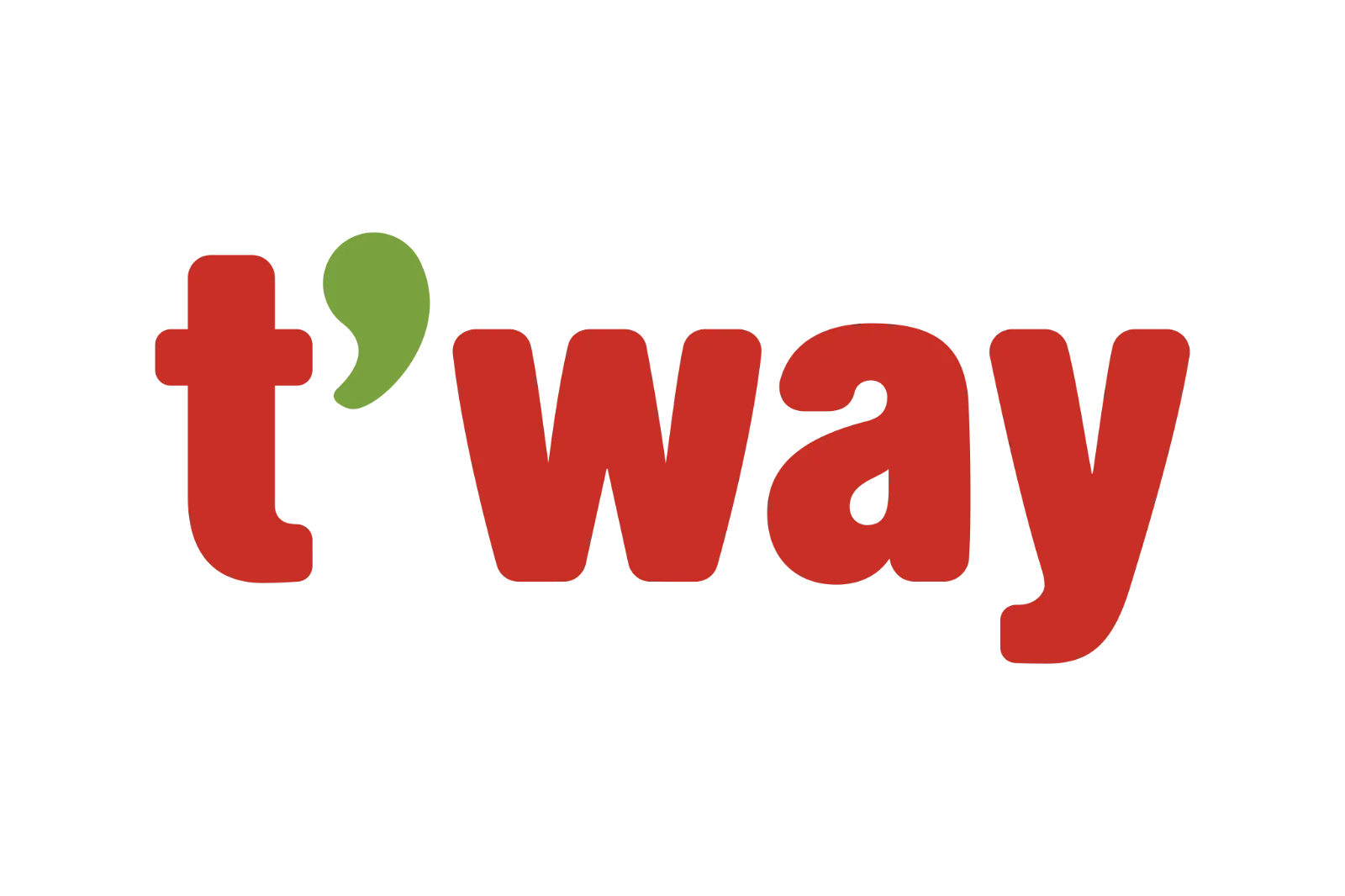 T'way Air Logo in Red and Green - Free PNG