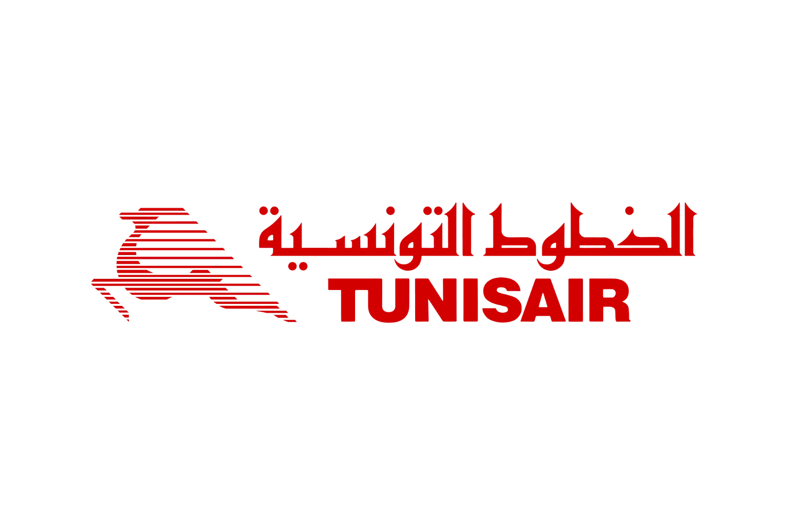 Tunisair Red Logo with Striped Gazelle Emblem Free PNG