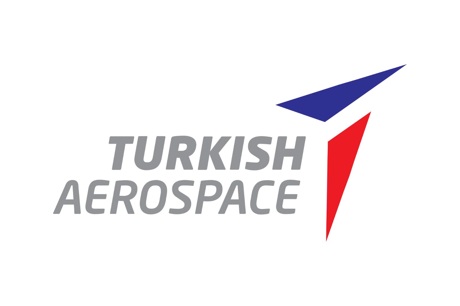 Turkish Aerospace Logo on Black Background Free PNG