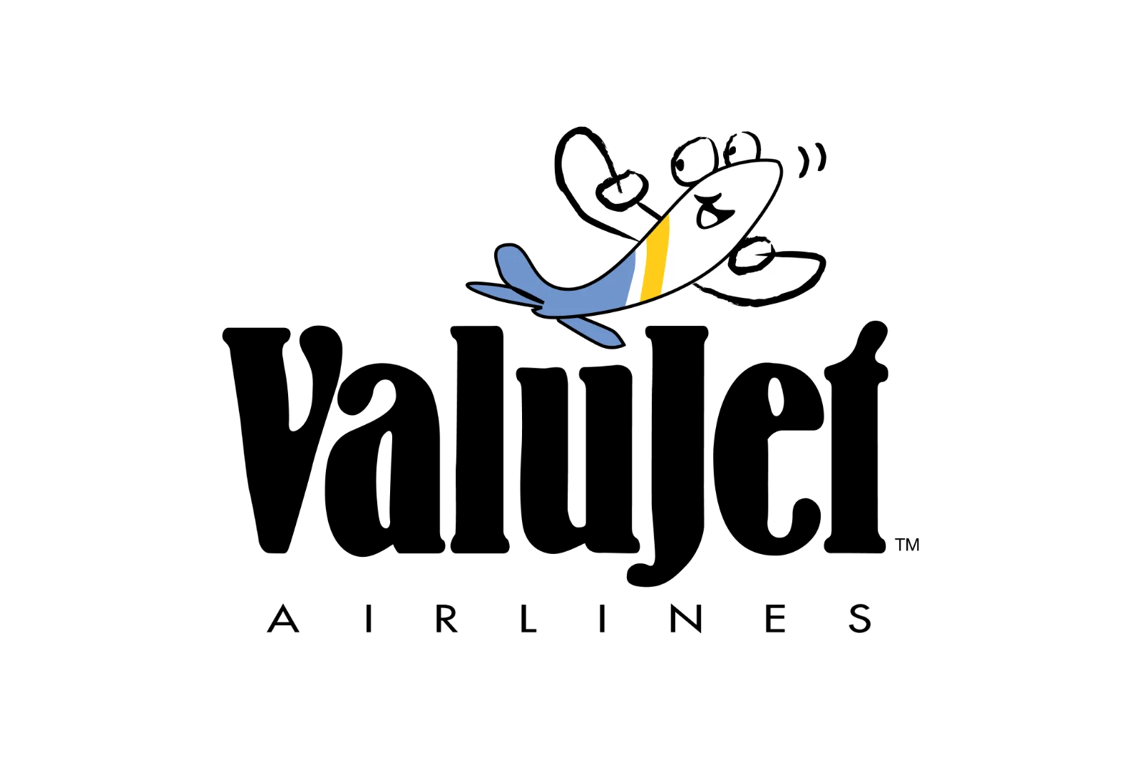 ValuJet Airlines Cartoon Airplane Free PNG