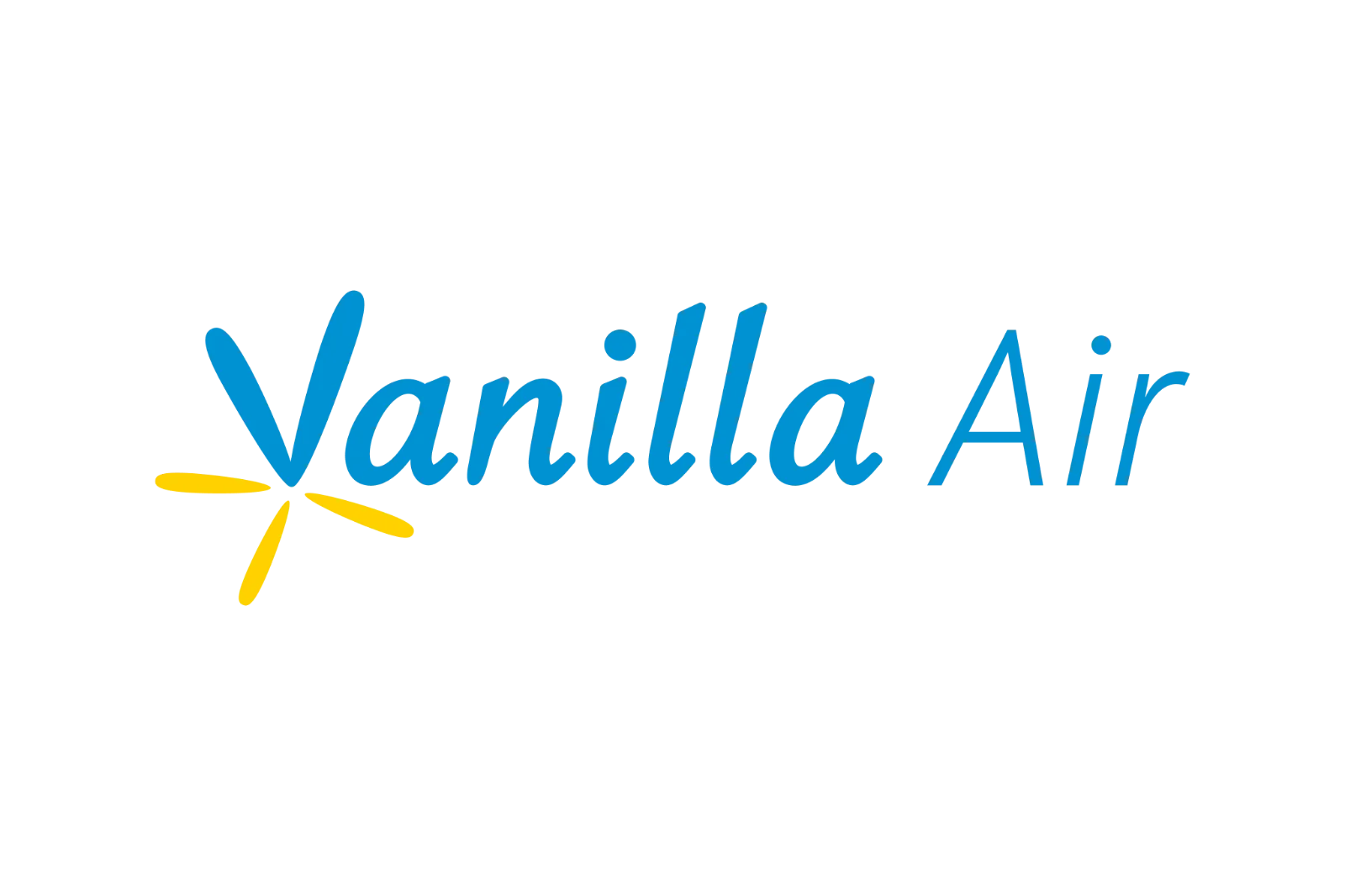 Vanilla Air Wordmark Logo Free PNG