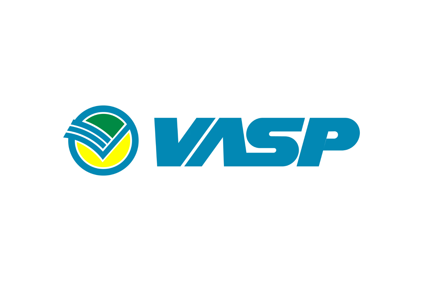VASP Blue Wordmark and Emblem Free PNG