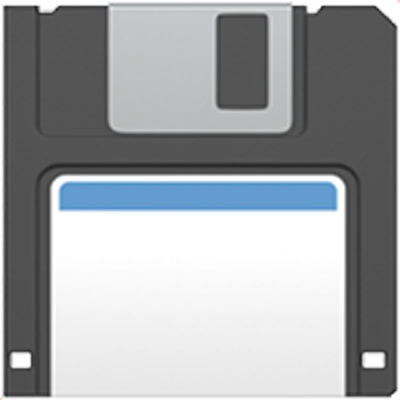 Gray Floppy Disk Icon Free PNG