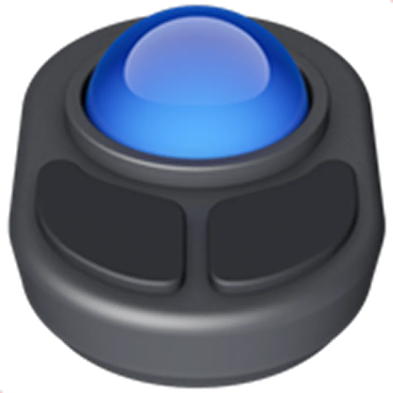 Blue Illuminated Push Button Free PNG