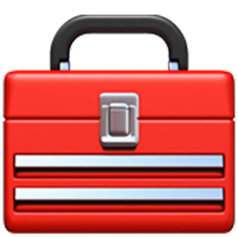 Red Toolbox Icon Free PNG