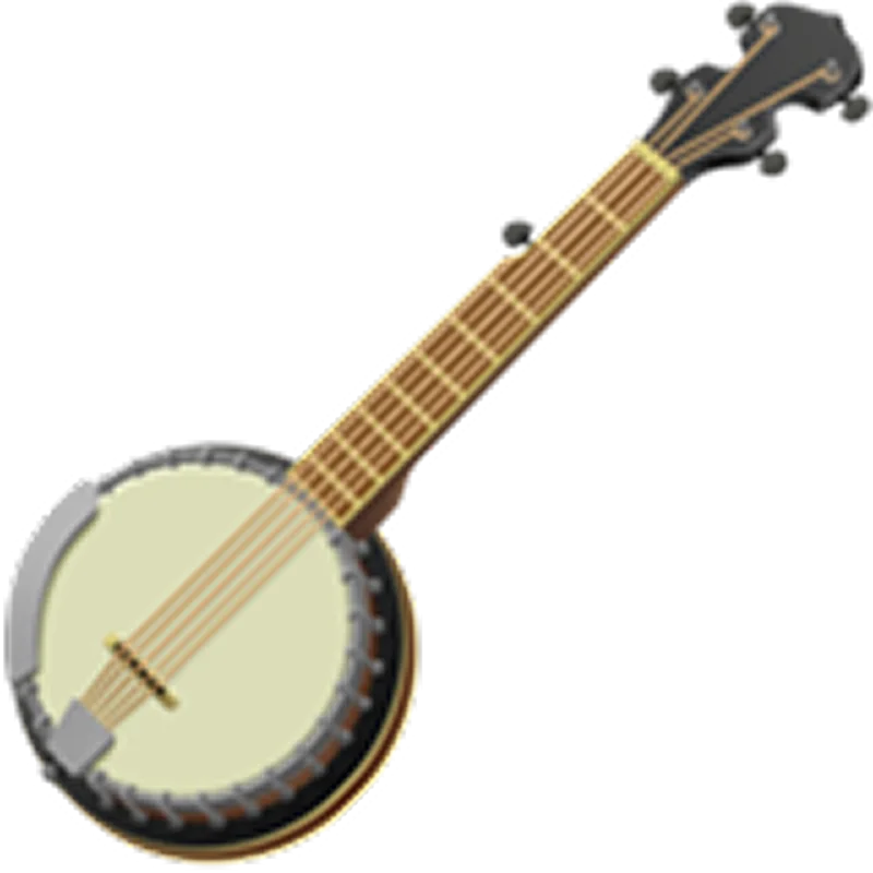 Banjo Instrument Illustration Free PNG