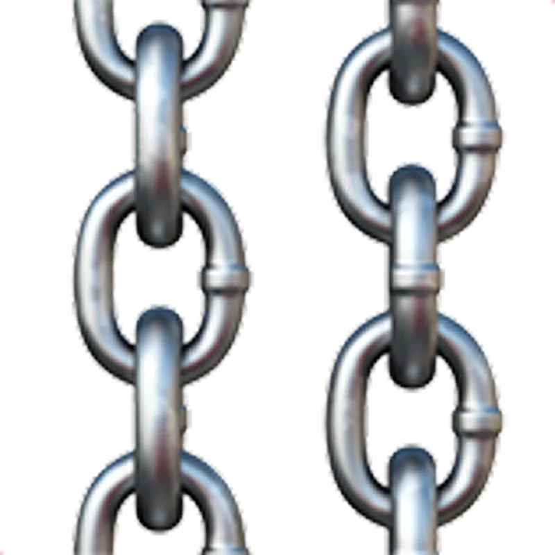 Hanging Silver Chain Links Free PNG