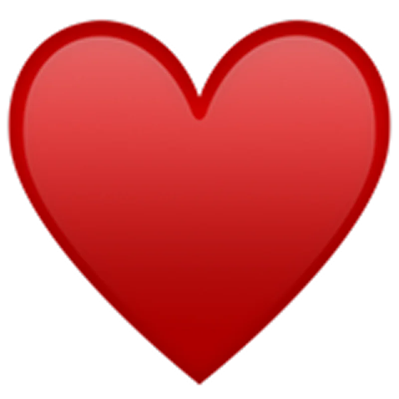 Glossy Red Heart Icon Free PNG