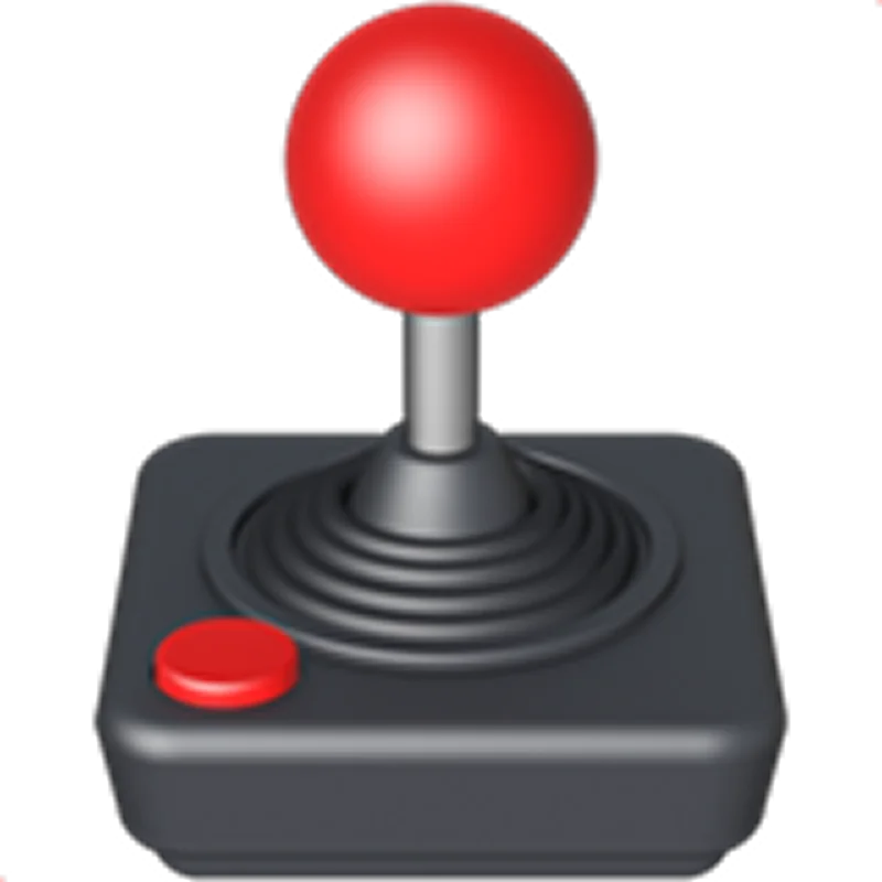 Red Joystick Game Controller Icon Free PNG