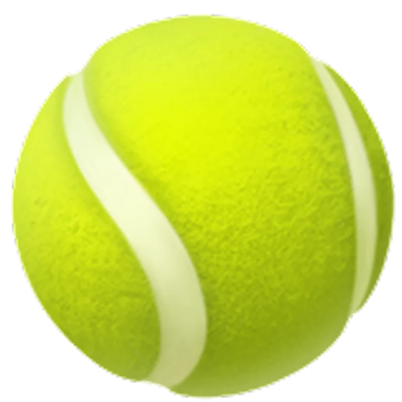 Bright Yellow-Green Tennis Ball | Free PNG