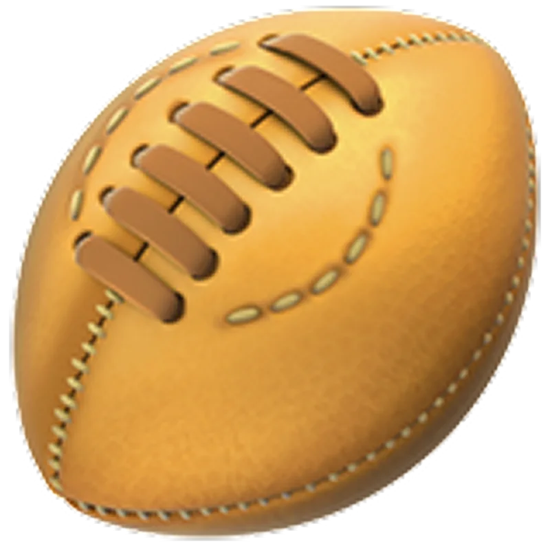 Free PNG of a Brown American Football