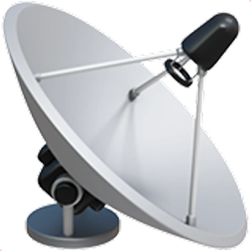 White Satellite Dish Antenna Free PNG