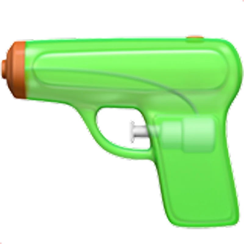 Green Toy Water Pistol Free PNG